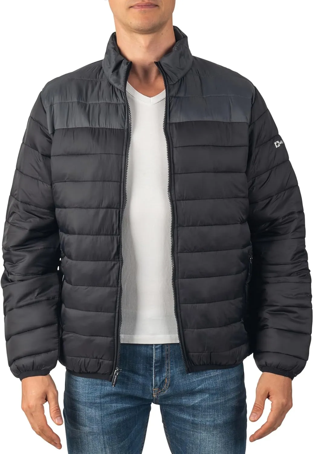Alpine Swiss Niko Mens Puffer Jacket | Insulated Lightweight Down Alternative Coat | Packable, Water Resistant & Warm