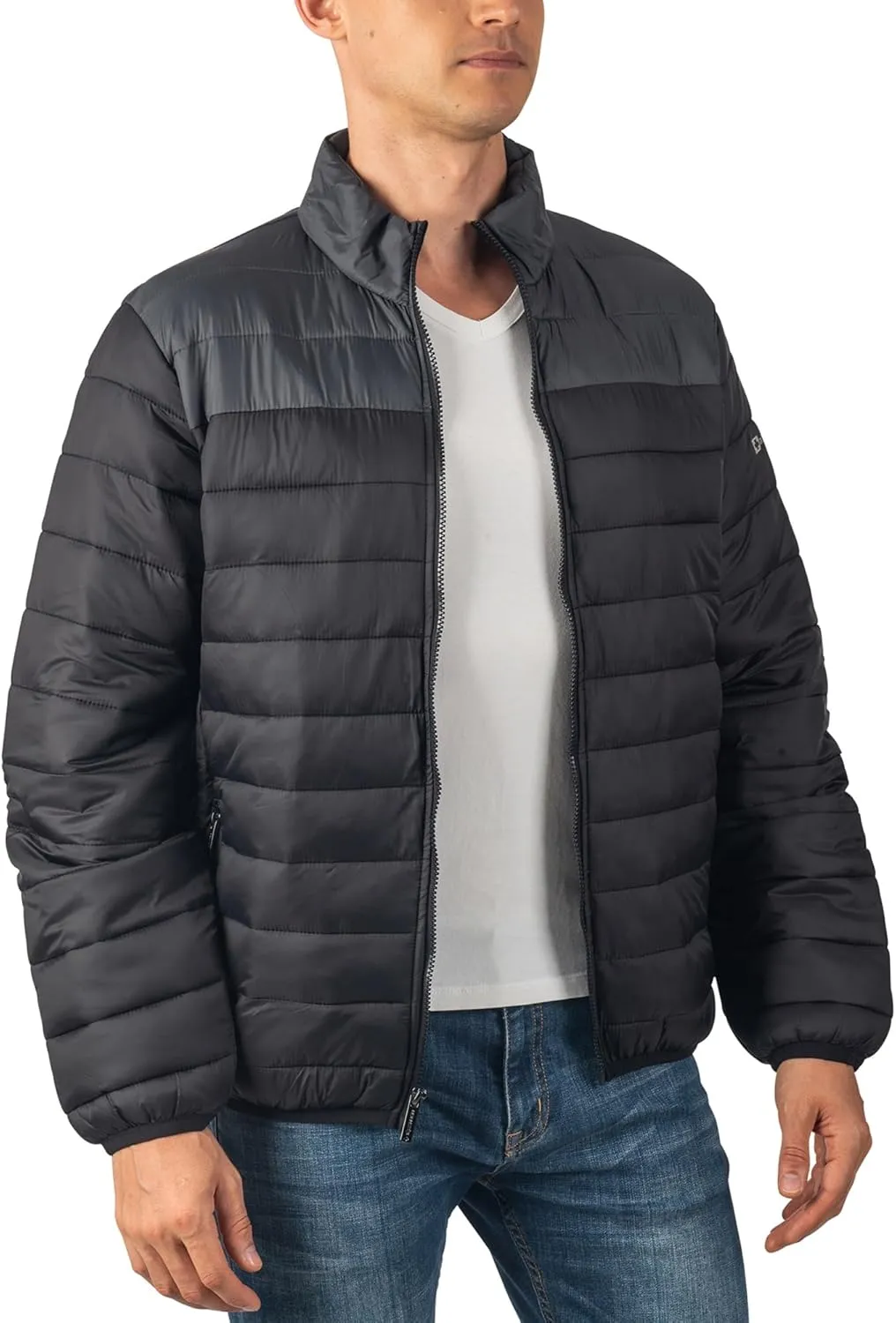 Alpine Swiss Niko Mens Puffer Jacket | Insulated Lightweight Down Alternative Coat | Packable, Water Resistant & Warm