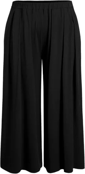 CIDER Womens Plus Size Wide Leg Pants Palazzo Flowy Elastic Waist Pants with Pockets