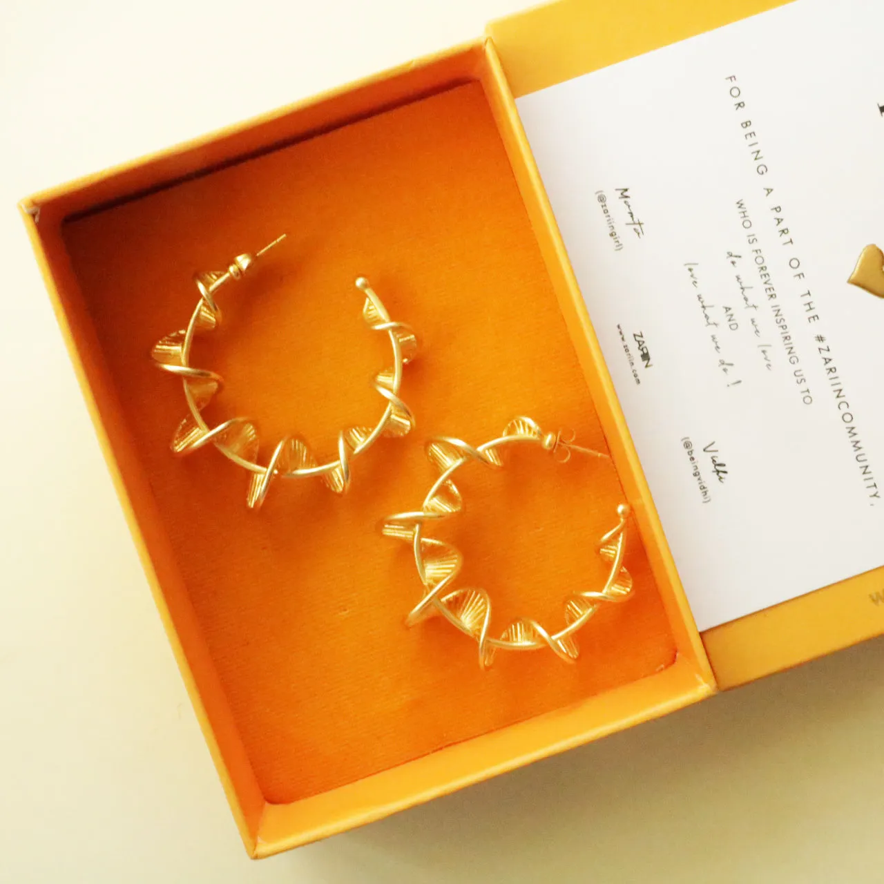 Magic Moves Hoop Earrings