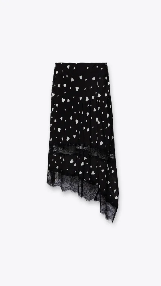Zanary Lace Detail Skirt